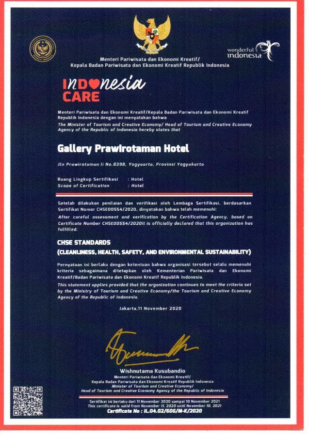 Gallery Prawirotaman Hotel Yogyakarta Eksteriør billede