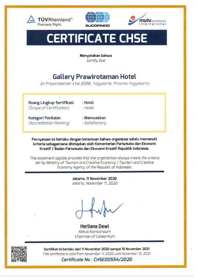 Gallery Prawirotaman Hotel Yogyakarta Eksteriør billede